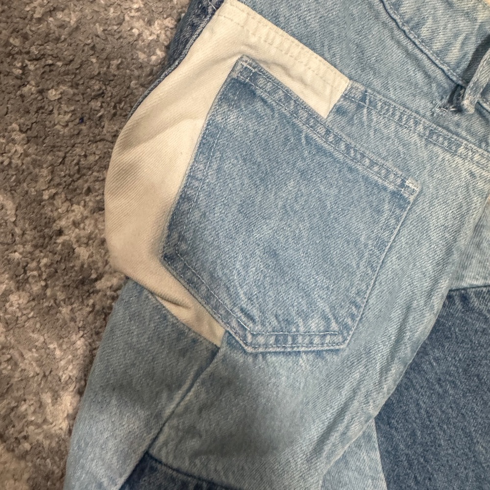 PacSun Contrast Blue Denim Jeans - Picture 4 of 5